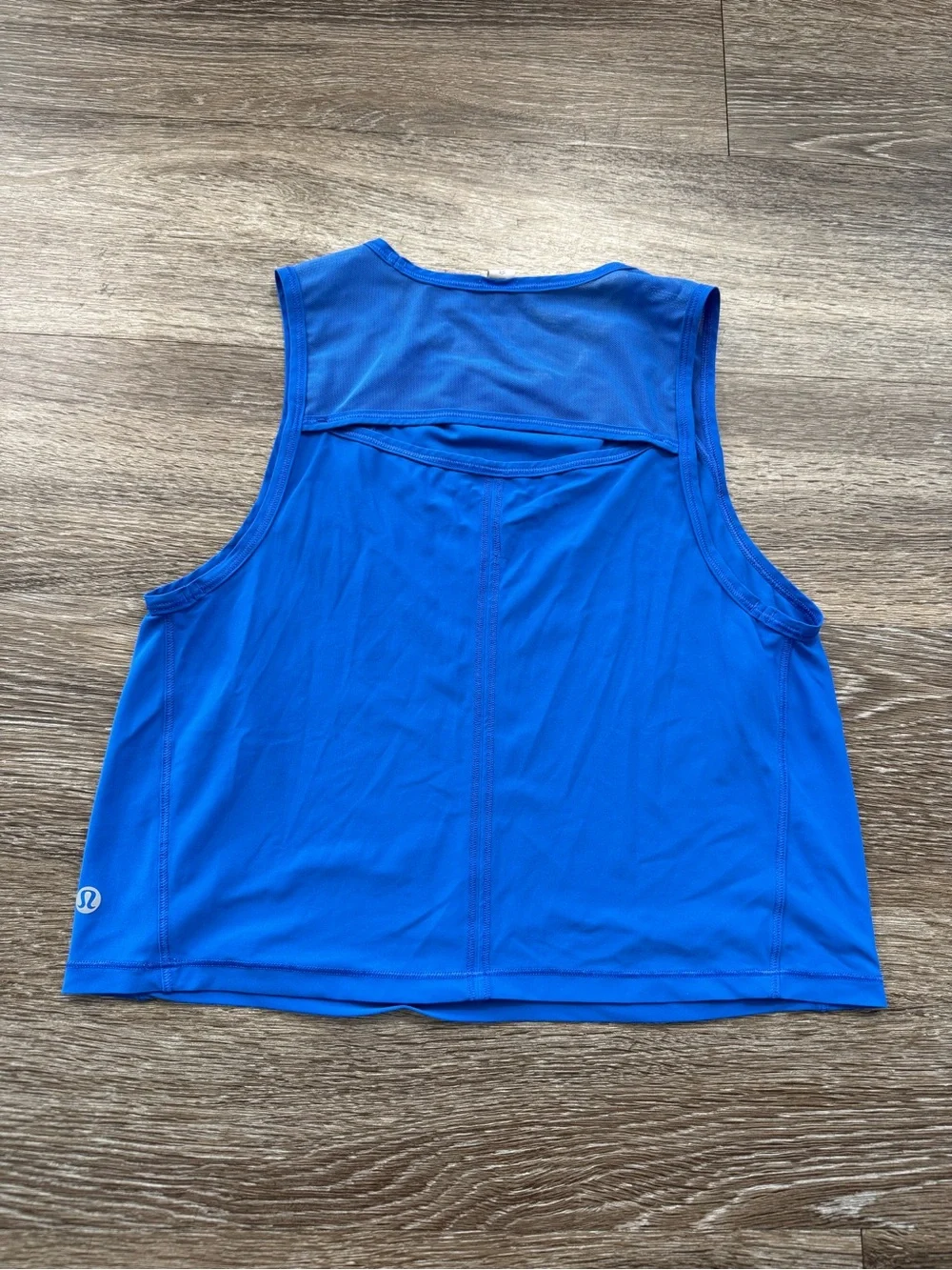 Lululemon Sculpt Cropped Tank Top Blazer Blue Tone